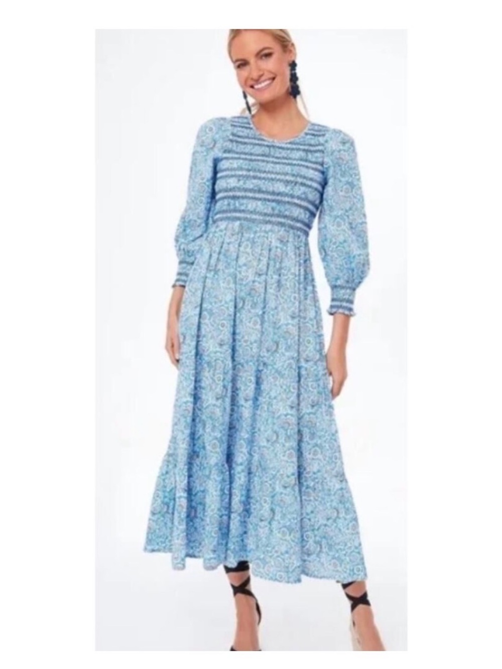 Tuckernuck Pink City Prints Ornate Sky Isabel Dress Women’s Sz. S